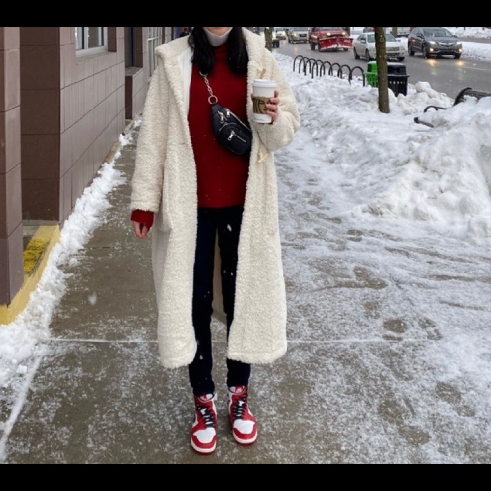 Extra warm coat for freezing winter